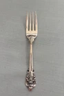 (1) Vintage Grande Baroque by Wallace Sterling Silver Salad Fork  6 1/2"