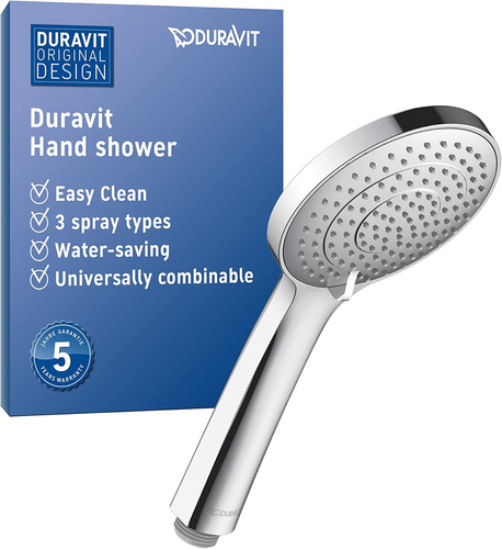 Hansgrohe 26640700 Dogshower Doccetta per Cani 150 3 Tipi di Getto con Ugelli Massaggianti, Bianco Opaco