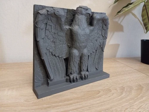 3D Replica of Wall sculpture - eagle from Tempelhof Airport Berlin, Germany (R)