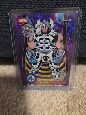 2026 Topps Marvel Finest Fantastic Four Over-Mind /75 Purple Negative Zone QQ5