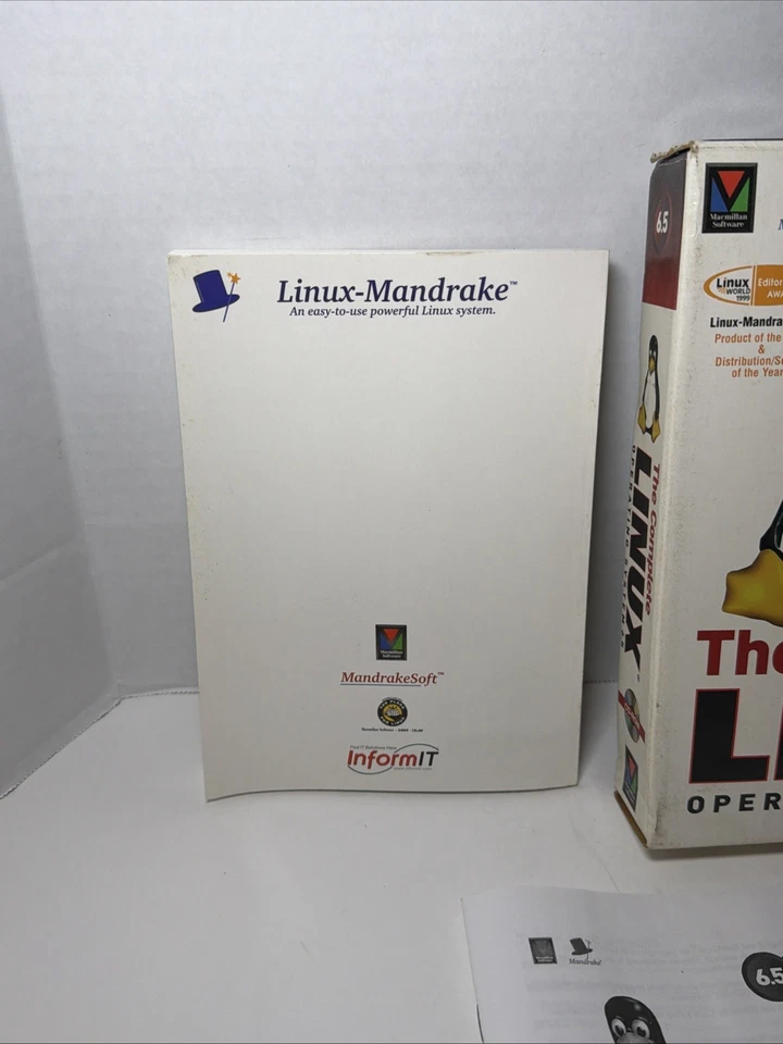 RED HAT LINUX MANDRAKE 6.5 DELUXE OPERATING SYSTEM - Used VGC! - Image 3 of 4