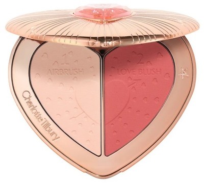 13 g. Charlotte Tilbury Beauty Soulmates Face Palette-Flawless Rosewood + Track