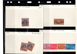 BH GOLDPATH: INDIA STAMP CAT VALUE $71.45 BHS_001_189_25