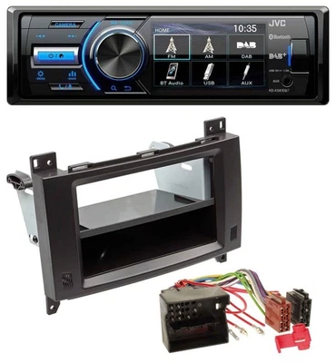 JVC Bluetooth MP3 USB DAB Autoradio für Mercedes A- B-Klasse Vito Profiversion - Bild 1 von 4