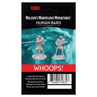 Wizkids Nolzur'S Marvelous Miniatures Human Bard 2 Dungeons & Dragons