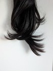 Human Hair Raw Ponytails Virgin Black Dark Brown 18in 2.5oz — photo 4
