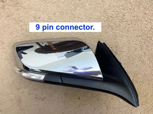 2018 2019 Chevrolet Impala Passenger Side Right Mirror Heated Blind Spot Chrome