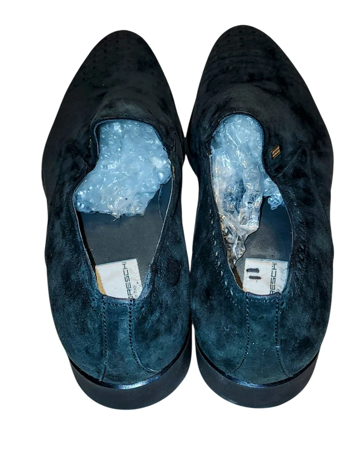 👞 MORESCHI - Zapatos de gamuza azul. ¡¡Hermoso!! Talla 12? 🔥  Foto 3 de 4