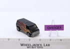 Super Van Flying Colors BLACK Hot Wheels Blackwall 1974 1975 Vintage Hong Kong