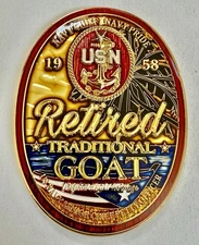 US Navy Senior Chief Petty Officer Challenge Coin CPO MESS Navy Senior Chief E8