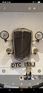 Vintage Rustic Car Wall Art Man Cave
