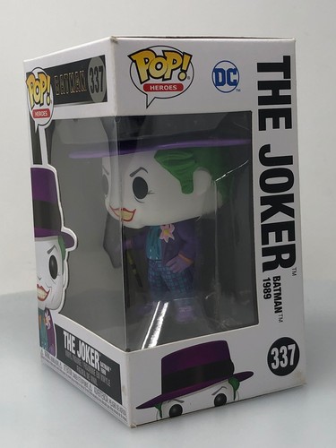 Funko POP! Heroes DC Comics The Joker Batman 1989 #337 Vinyl Figure DAMAGED - Picture 3 of 14