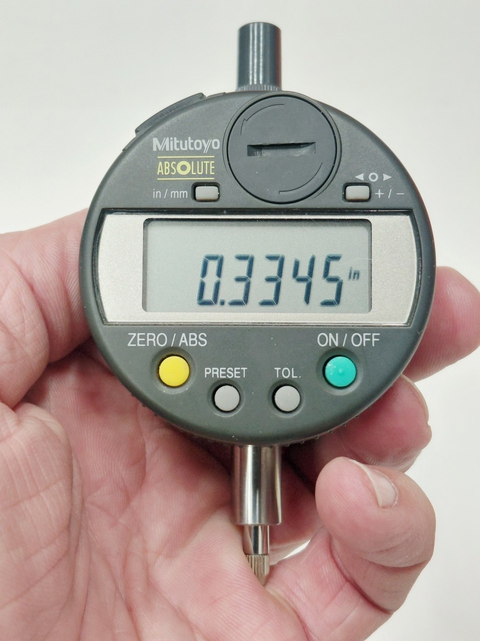 Mitutoyo 543-272 Electronic Dial Indicator Lug Back Inch-Metric .0005"/.01mm NOS