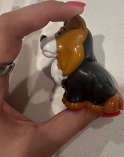 McDonald's Happy Meal Corgi Dog Figurine Toy Black Brown White 2021