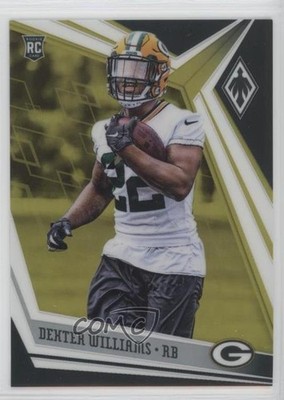 2019 Panini Phoenix Rookies Yellow 13/75 Dexter Williams #170 Rookie RC 09g4