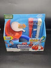 Zuru Bunch O Ballons Launcher, 100 Water Balloons New in Box Red White Blue