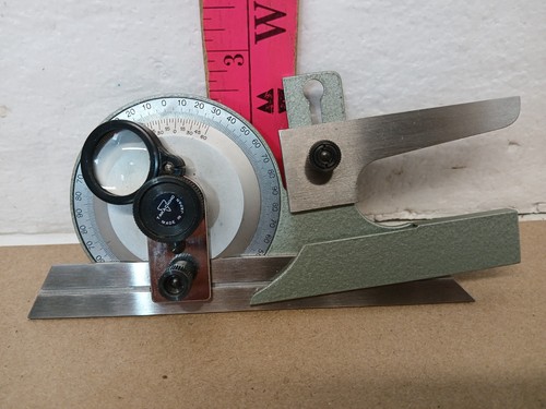Takachiho Precision Universal Bevel Protractor Magnifier Made in Japan