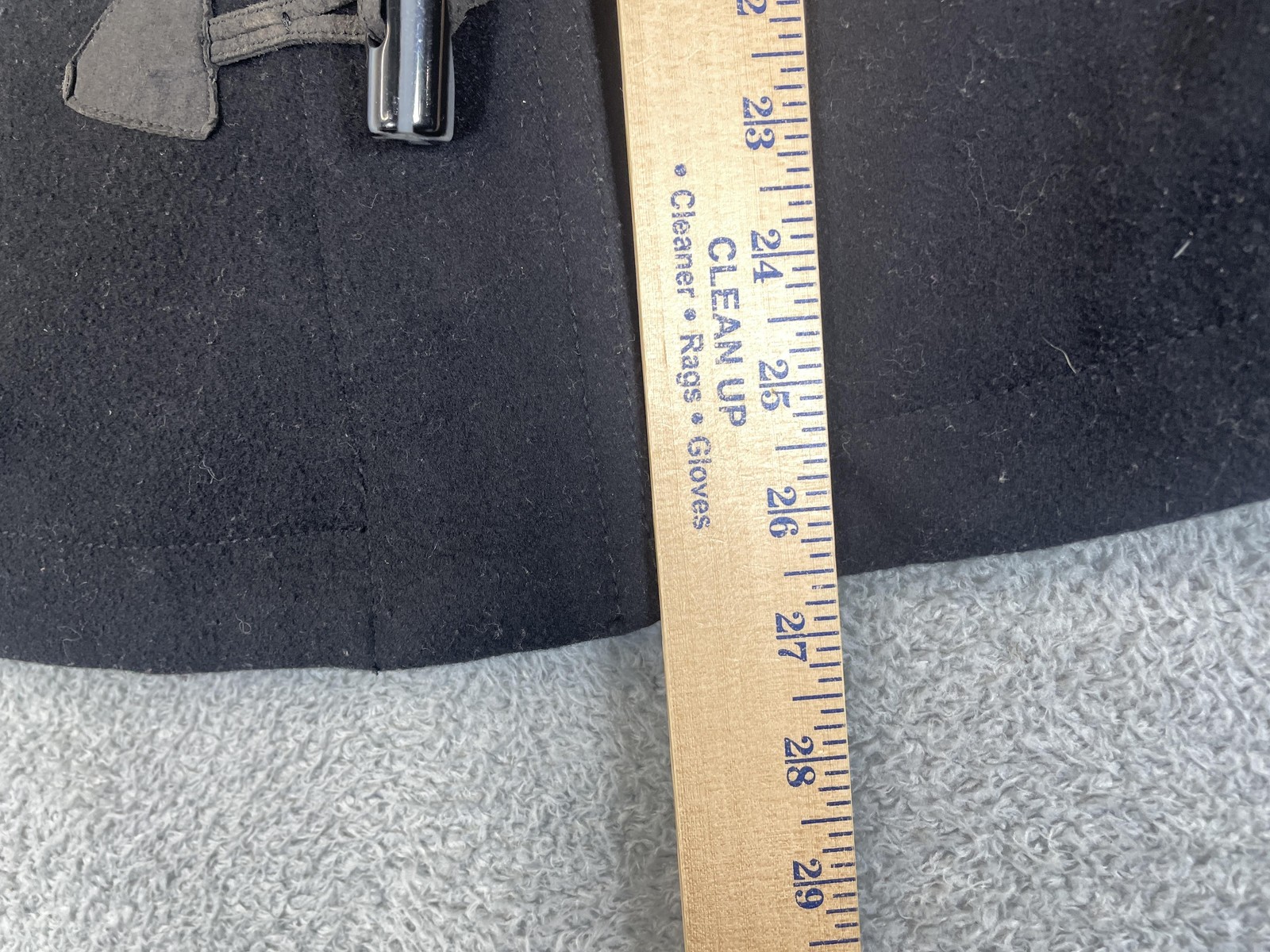 GAP Jacket Womens Medium Black Wool Toggle Duffle… - image 7