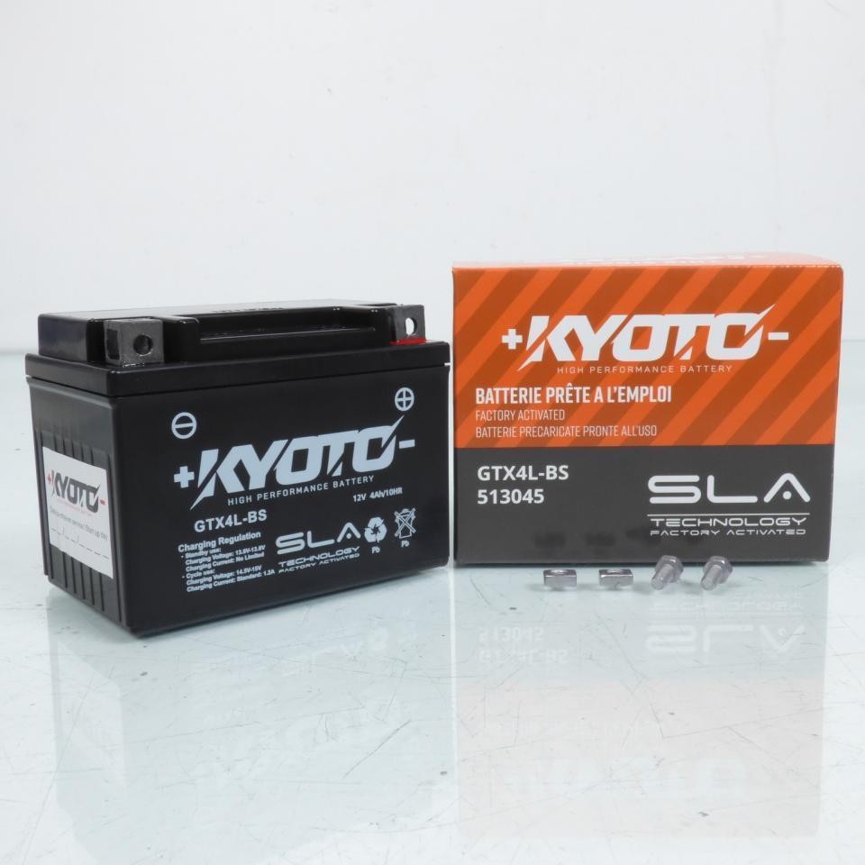 Batterie YTX4L-BS Kyoto 12V : résolvez les pannes de démarrage du Quad Aeon 90