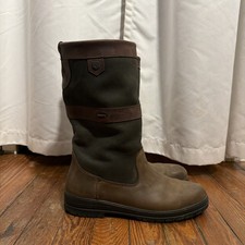 Dubarry Kildare Mens Country Boot EU 45, UK 10.5, US 11.5 in Ivy(Green)/Brown