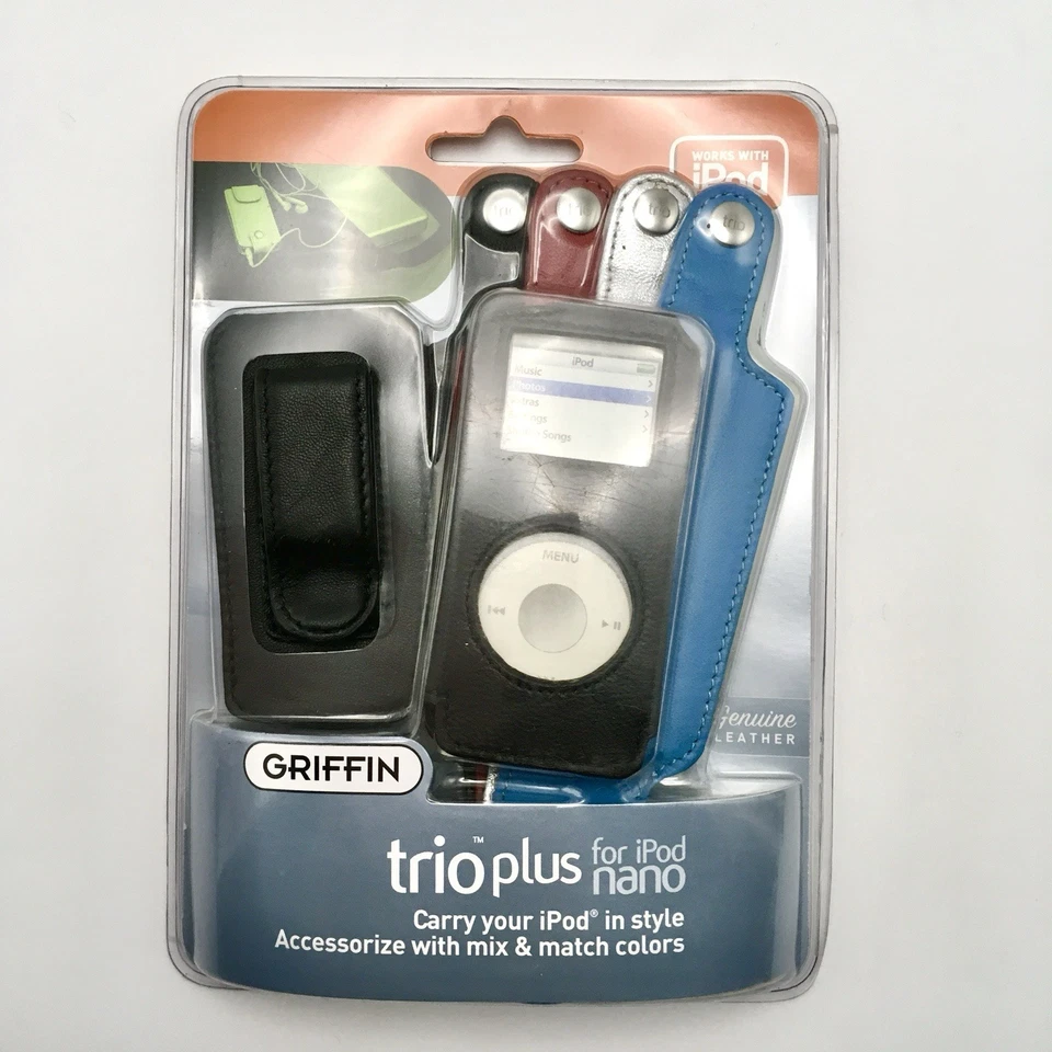 VTG Griffin Trio Plus for Apple iPod Nano 8 Cases Total Leather Cover NEW - Image 2 of 4