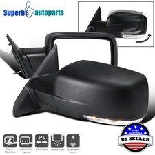 Fits 2013-2019 Ram 1500 Side Mirrors W Power Heated Signal Puddle Lights