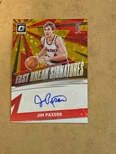 Jim Paxson 2024-25 Optic Fast Break Signatures 3/10 Blazers