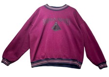 Vtg Martha's Vineyard Sweatshirt Fuchsia Crewneck Made USA 90s Distressed XL Men