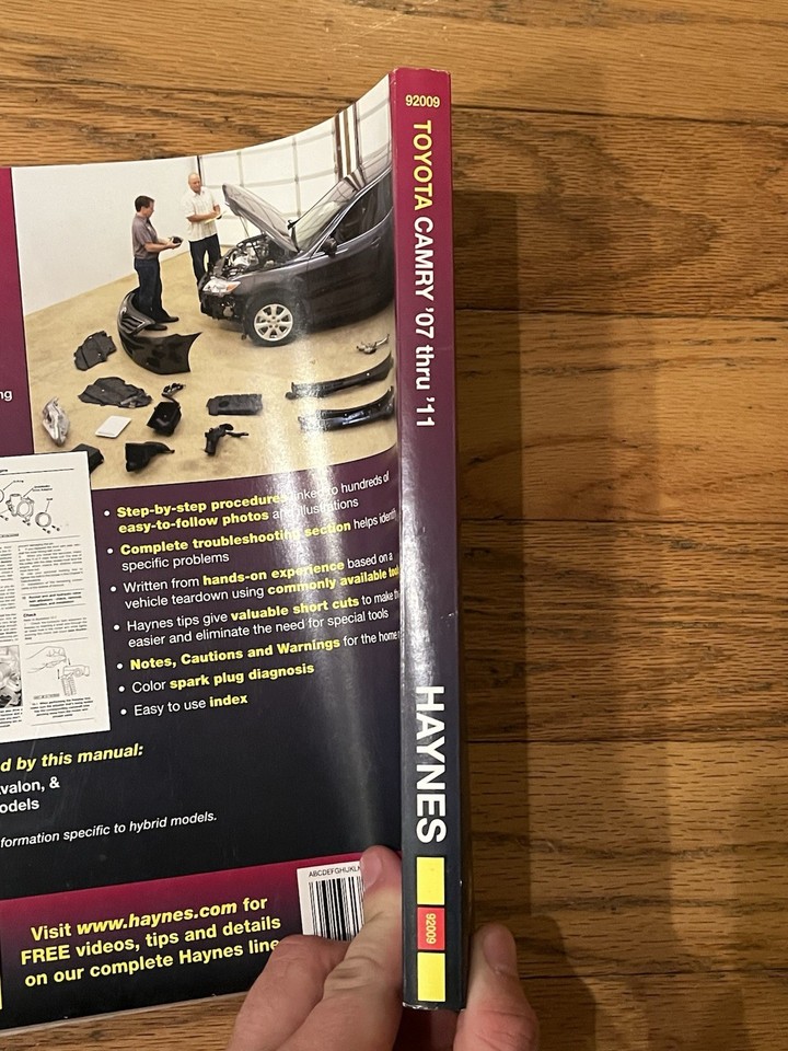 2007-2011-toyota-camry-avalon-lexus-es350-haynes-repair-service-manual