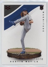 2020 Panini Chronicles Magnitude Red 12/99 Dustin May #17 e6p