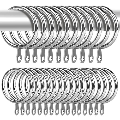 50 Pack Metal Curtain Rings 32mm Internal  Assorted colors , sizes 
