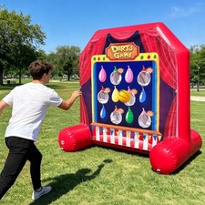 OZIS Inflatable Carnival Games 2-in-1 Toss & ...
