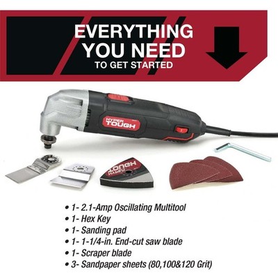 2.1 Amp Corded Oscillating Multi-function Tool Variable Speed with Hex Key 2024