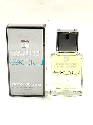 Paco Rabanne Pour Homme  EAU 1.7 oz Eau De Toilette Spray Vintage New Free Ship