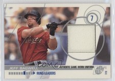 2002 Topps Ten Relics Jeff Bagwell #TTR-JBA HOF 04at