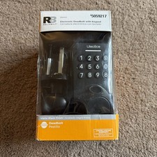 RELIABILT Electronic Keypad Deadbolt Door Lock 5059217 MATTE BLACK NEW