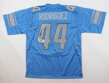 Malcolm Rodriguez Signed Detroit Lions Jersey (Beckett) 2022 Draft Pk Linebacker