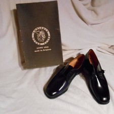 Chaussures neuves homme 43.5 - AMBIORIX Super Class tout en cuir noir - 