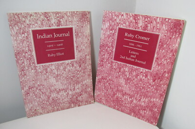 Ruby Cromer 1886-1961, Letters & 2nd Indian Journal, 2 volume book set