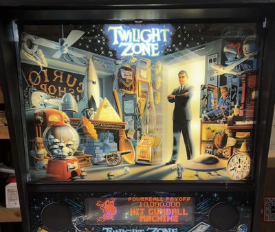 BALLY TWILIGHT ZONE PINBALL MACHINE BEAUTIFUL LEDs