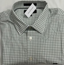 New Banana Republic Men's Long Sleeve Shirt Green Plaid Size M 27.00