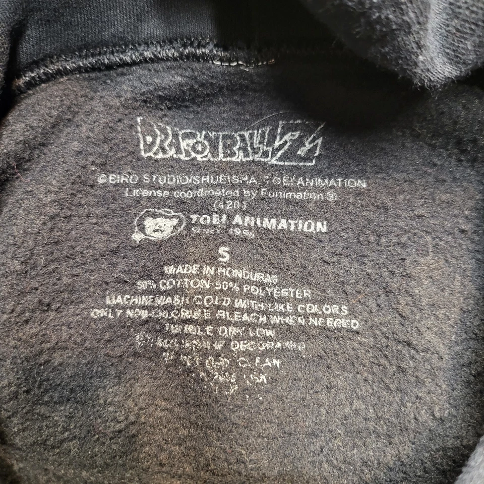 Толстовка с капюшоном женская DragonBall Z S черная Goku с графическим принтом пуловер толстовка - Изображение 3 из 4