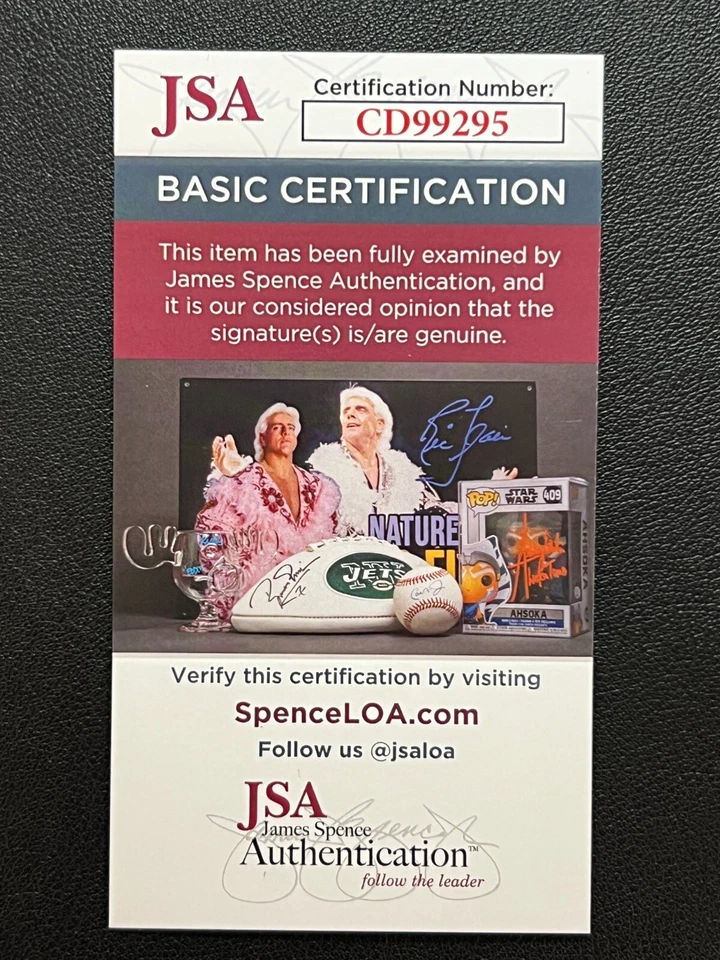 Stan Smith Signed 3x5 Card JSA w/COA Pro Tennis Star US Open/Wimbledon HOF '87! - Image 4 of 4