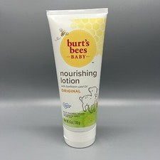 Burt's Bees Baby Nourishing Lotion, With Sunflower Seed Oil Lotion 6 oz SEALED