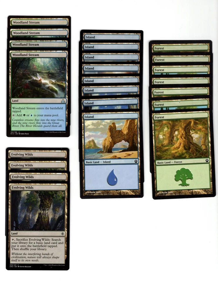 Merfolk Strong!-60 Card Magic the Gathering Deck-Rares-MTG-casual-FUN - Image 3 of 3