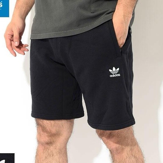 Мужские шорты Adidas Trefoil Essentials очень большого размера XL, черные низ #821