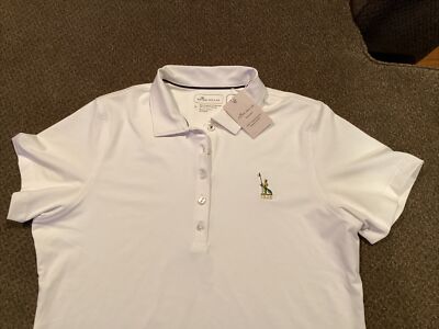 Rolling Green Golf Club Peter Millar Golf Shirt Womens L New $75