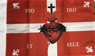 Sweat à Motif Drapeau Sainte Jeanne D'Arc - Armoiries Royales, Neuf, Fabriqué En France