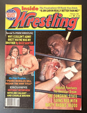 Inside Wrestling FEB 1984 Kevin Von Erich Abdullah Dusty Buzz Sawyer Heenan