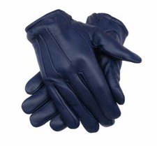 Men's thin unlined Police, Pilot, Search soft Sheep Leather Gloves